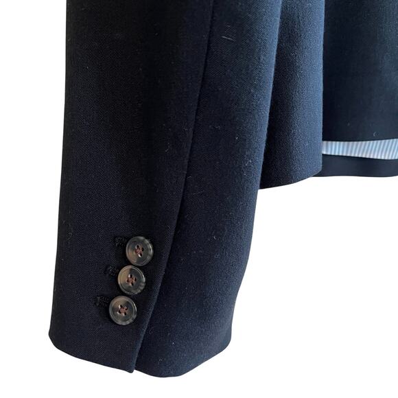 J.Crew Schoolboy Blazer Single Breasted Black Size Large - Picture 6 of 9